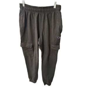 Champion Men’s Size Medium Cargo Sweatpants Grey